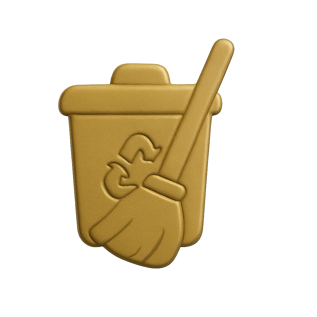 Entrümpelung & Entsorgung Icon in HAZNE‑Gold